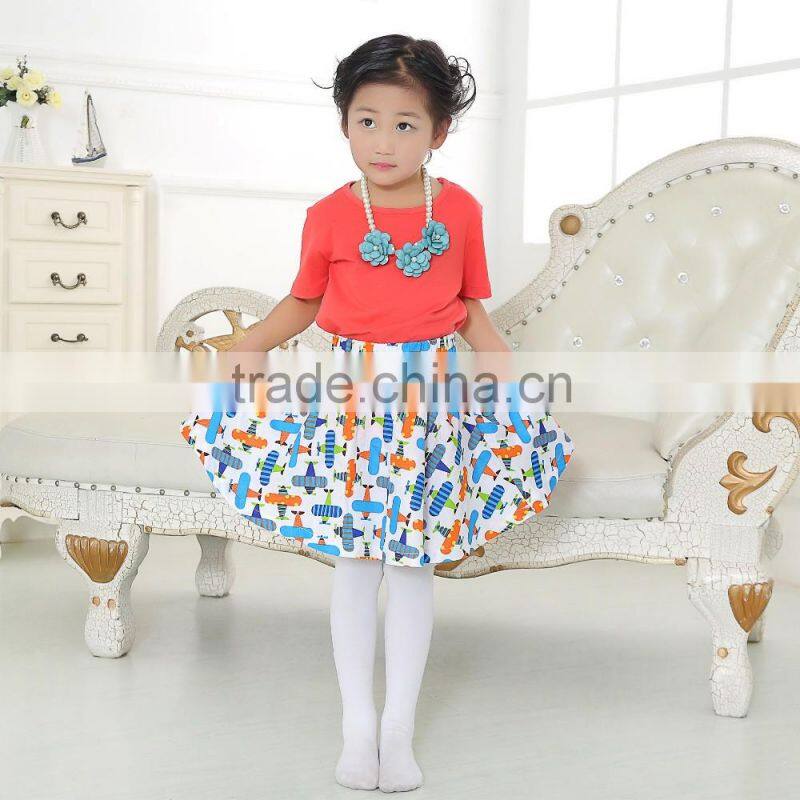 2016 wholesale hot sale adorable beqautiful Pleated Skirt Fancy Skirt top Designs