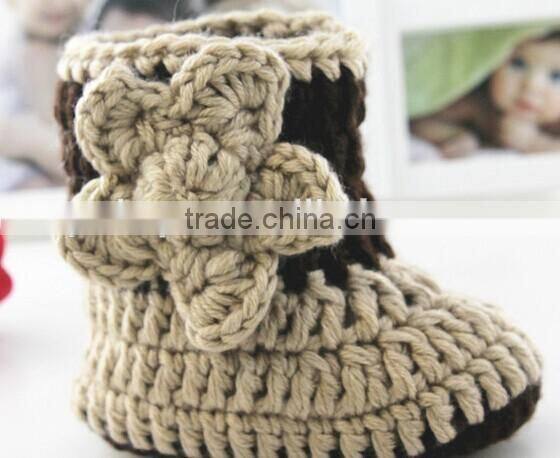 Baby photography props wool winter cowboy hat and sets for 0-6 months baby made in china