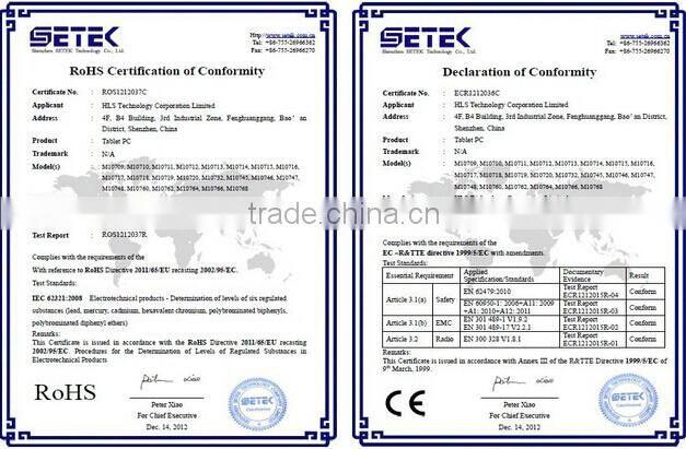 Chinese OEM 7" A33 quad core android tablet pc with dual camera