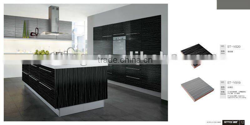 High gloss MDF pink uv board