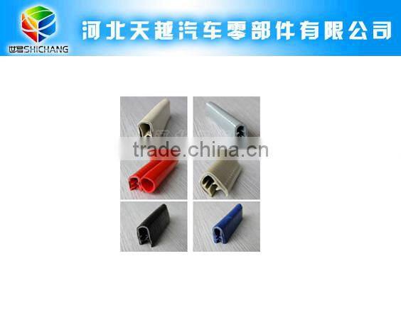 P-shaped silicon rubber shock proof sealing strips/door heating seal strips