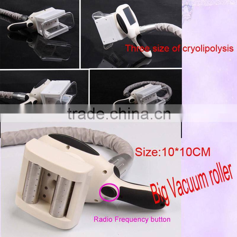 abdomen smoothing frozen fat treatment machine vacuum roller skin electric red laser diode