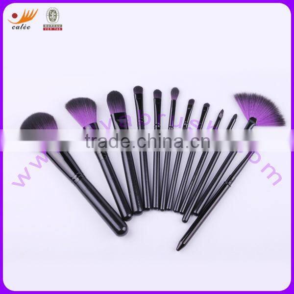 Nylon Hair Travel Makeup Brush Sets with Powder,Blush,Foundation,Eye Shadow and Lip Brush, OEM and ODM Orders Welcomed