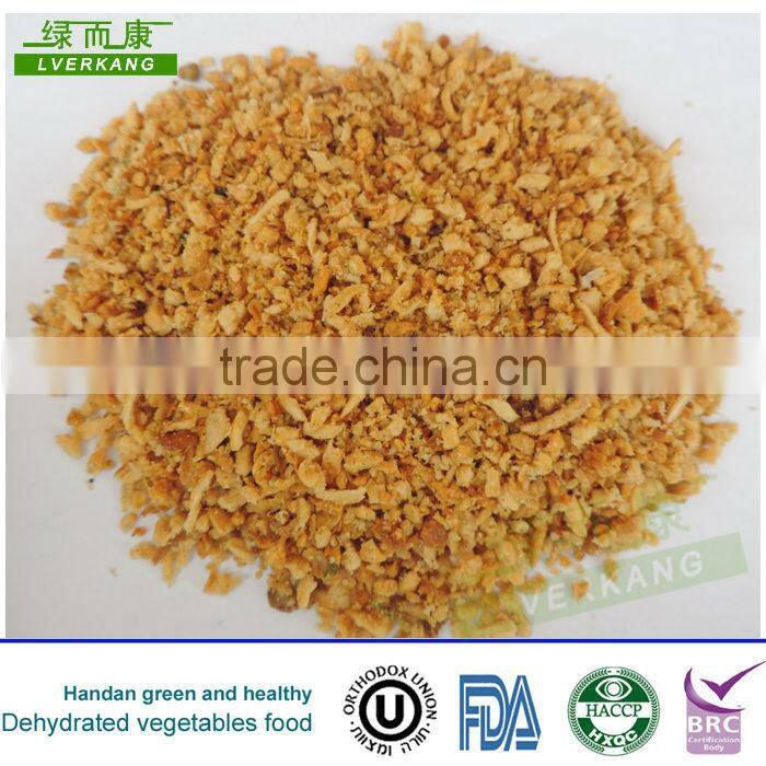 26-40mesh Dehydrated fried garlic granules spice from Tianjin or Qingdao port