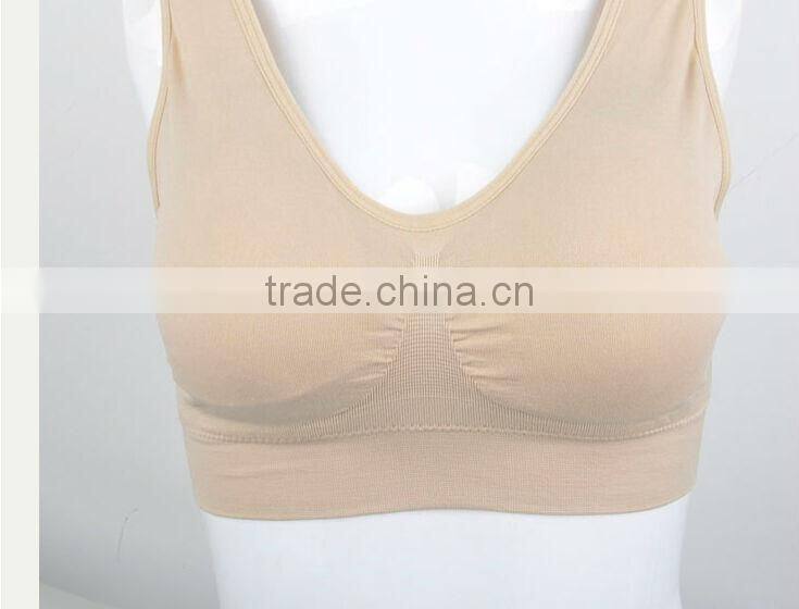 XXXL Hot Sexy Women Seamless Padded Athletic Yoga Running Sports Bra Crop Tank Top Vest Wholesale