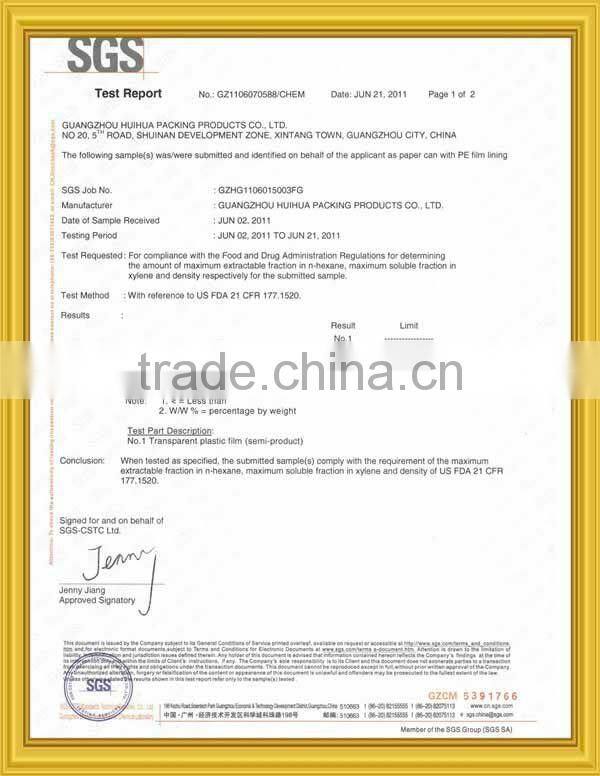 Packaging usage paper material paper tube container with lid