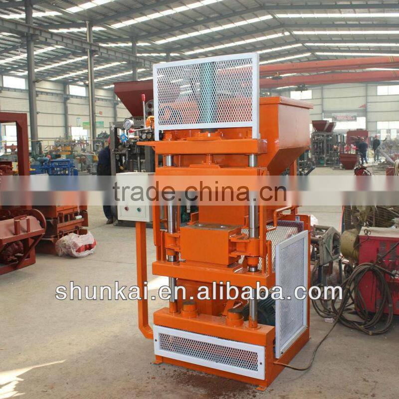 SK1-10 hydraulic interlocking stabilized soil block machine