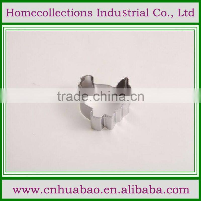 custom stainless steel cookie cutters with animal dog bear or deer shapes