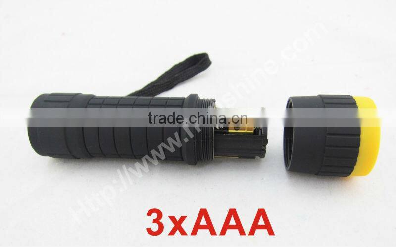 mini multicolor 14 led geepas torch with 3aaa battery