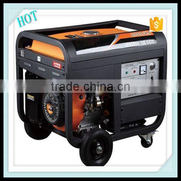 2015 Wholesale 5kw 7hp 6500JKS Gasoline Generator For Sale
