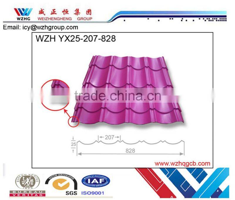 bamboo shape steel ridge/ zinc corrugated roofing sheet, prepainted steel sheet,corrugated roof tile for importer/trader