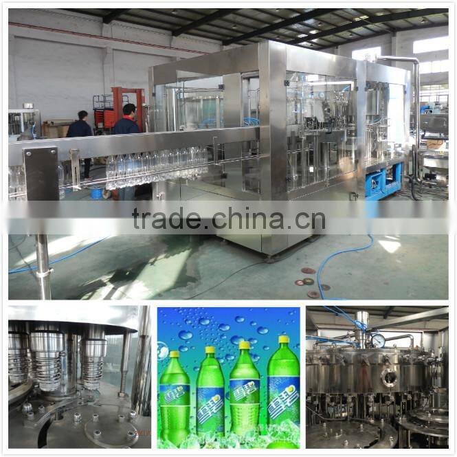 For coca cola carbonated/soft/soda drink filling machine/turn key project