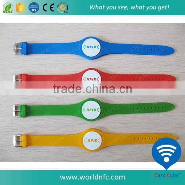 Good Quality 13.56MHz ISO 14443A Ultralight NFC PVC Wristbands