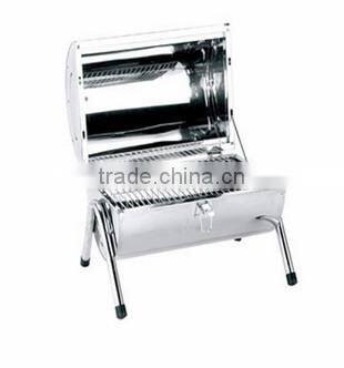 Stainless steel camping convenient charcoal barbecue grill