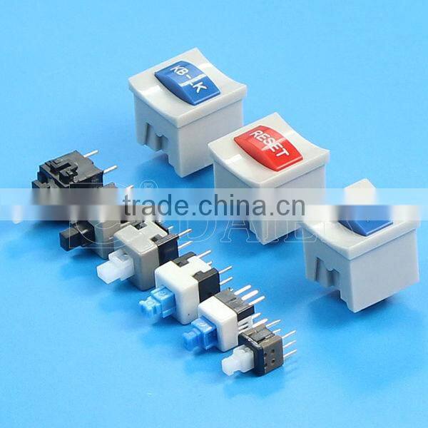 KFC7*7 latching or momentary push switch