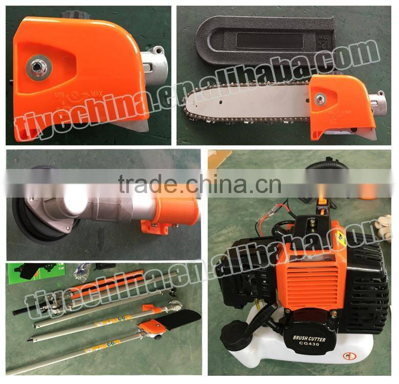 Farm Tools Multi Purpose Gasoline Pruning Tools Hedge Trimmer 5 in 1 Brush Cutter Grass Trimmer Cultivator