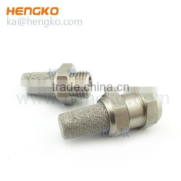 Sintered ss 304 316l pneumatic exhaust muffler