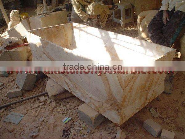 Handcarved in pure Natural Marble Stone/MARBLE BATHTUBS