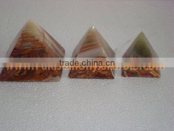 MANUFACTURER AND EXPORTERS CUSTOM DESIGN AND SIZE ONYX PYRAMIDS HANDICRAFTS