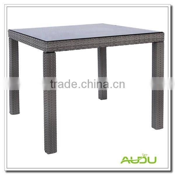 Patio Table,Classic Rattan Color Rectangle Table