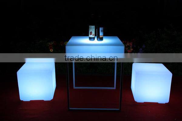 CE ROHS Waterproof Led Low Table led coffee table