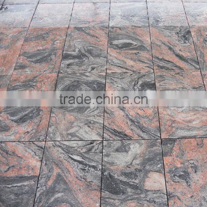 Cheap Multicolor red granite paving stone for wholesale