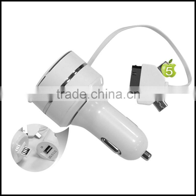 New premium 4 in 1multifunctional foldable cellphone electrial charger data cable