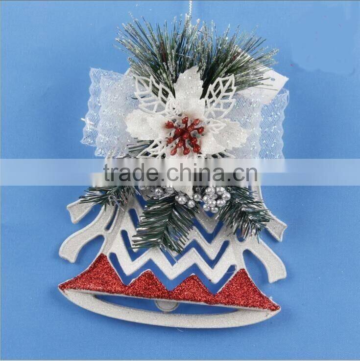 Christmas Tree Decorative Ornaments X-Mas Decorations Tree Hanging Plastic Jingle Bells For Wholesale