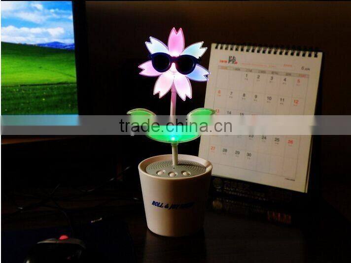 Electric Lightening Dancing Flower Speaker Smart Music Flower Color Changeable Dancing Flower Speaker