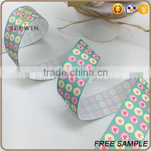 valentine's day grosgrain ribbon for gift packaging
