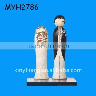 ceramic korean wedding Doll