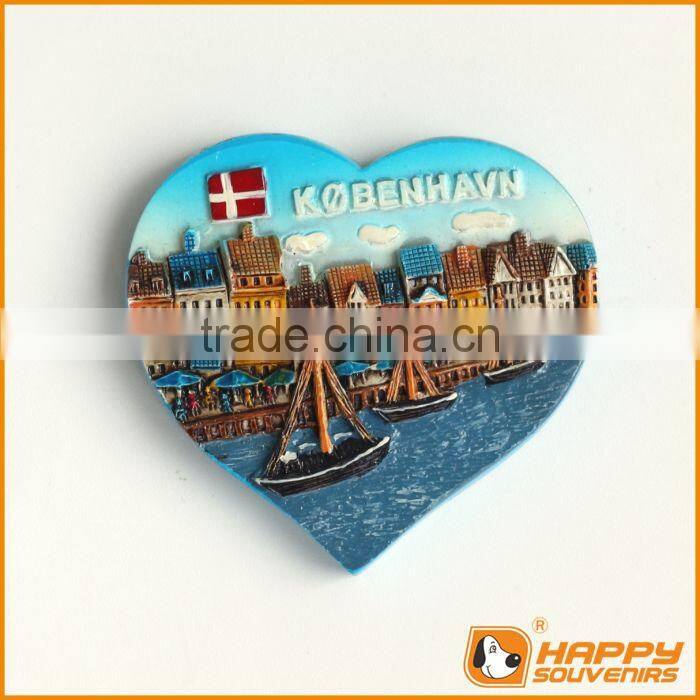 High Quality Cities Souvenir 3D resin Fridge Magnet,tour souvenir fridge magnets for home decor
