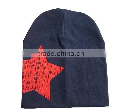 2015 Star Printed New Newborn cotton infant hats Toddler Girl Boy Hat Baby Cap Cute Beanie Cotton Kid Hats 17 Colors