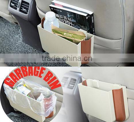 Wholesale ABS+TPR folding car storage rubbish box rubbish bin