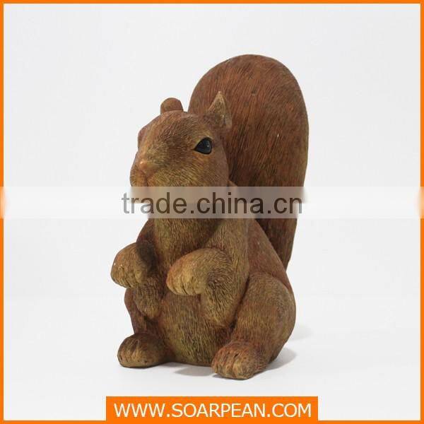 Wholesale Fake Fiberglass Painting Squirrel Statue
