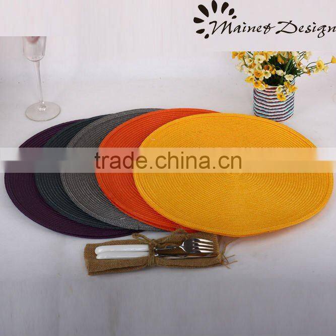 water-proof round PP placemat