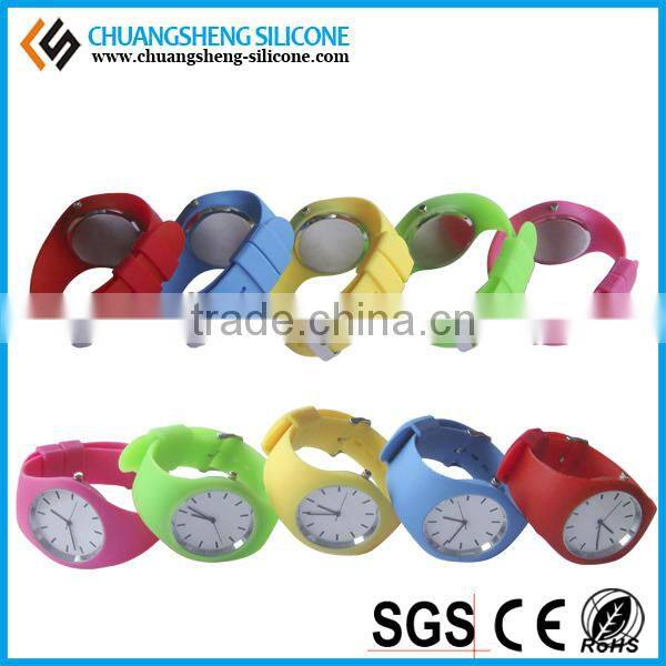 2016 Wholesale silicone promotional wristwatch