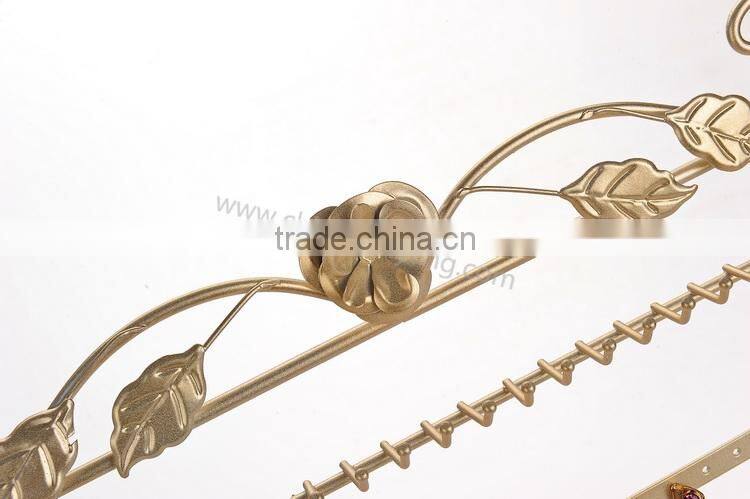 Metal jewelry display stand flower earrings and necklace display