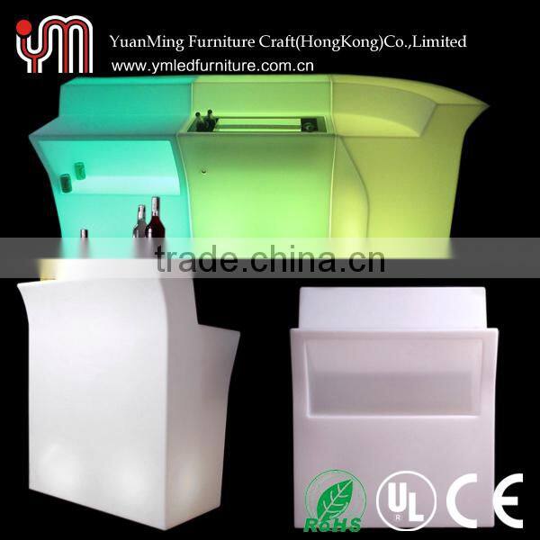 Glowing Led Cocktail Table 16 Colour Change Led Bar Table