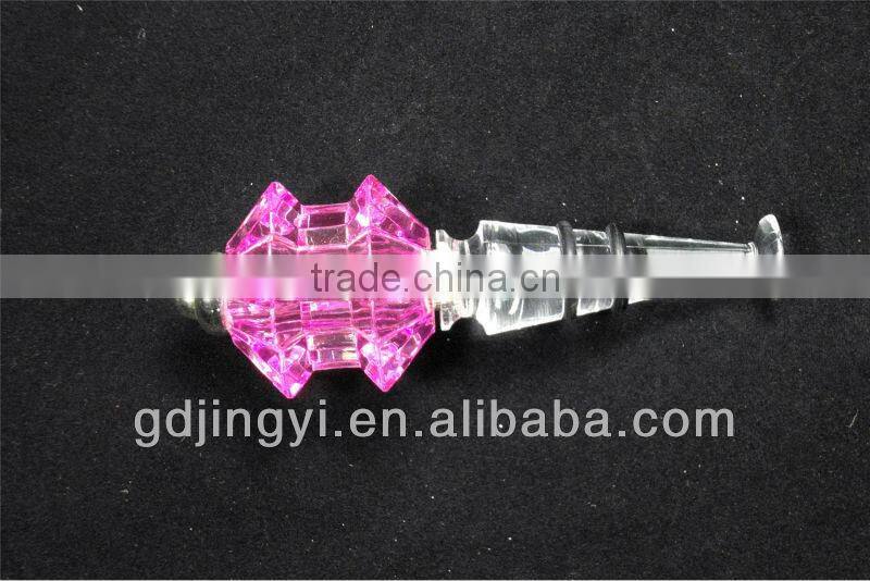 High quality LED silicone acrylic wine bottle stopper