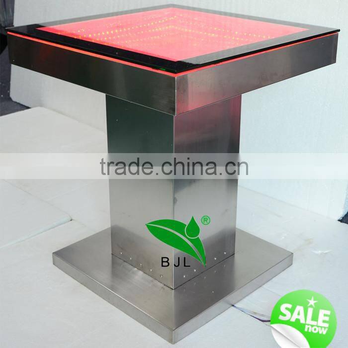 hot sale LED illumination glowing bar table cocktail table with remote controller