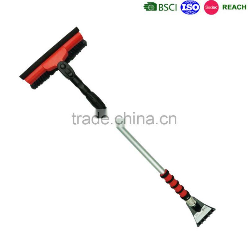 rubber sweeping winter brushes, snow joe telescoping snow broom with ice scraper