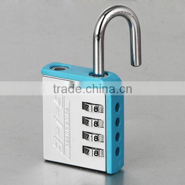 High quality nice color 4 digit combination decorative padlock