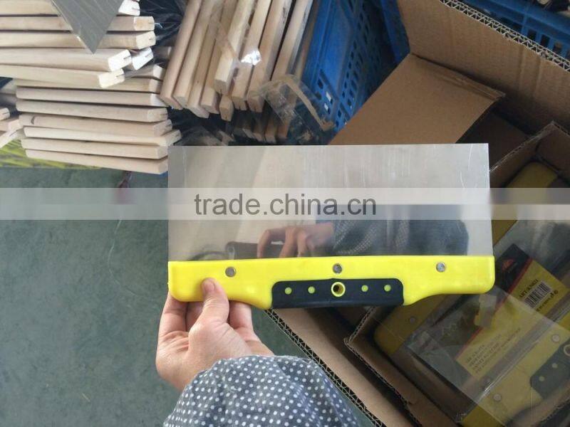 Stainless steel Scraper with double color handle