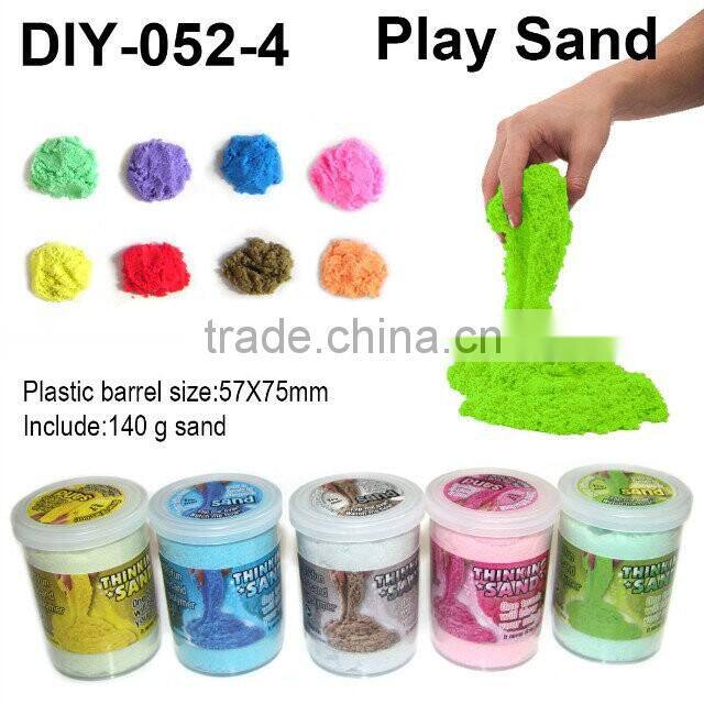 Colorful DIY Play Sand Toys for Kids