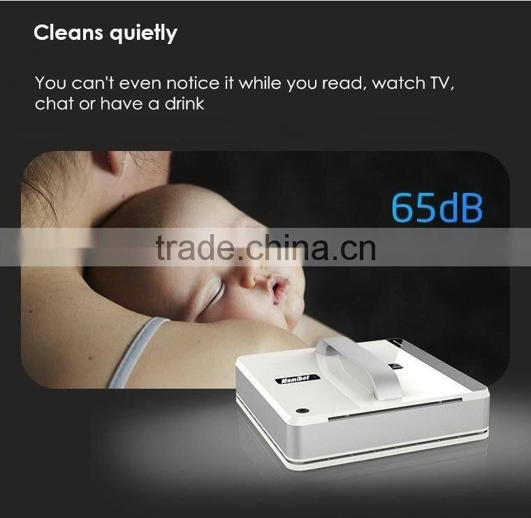 2017 New Arrival Mobile App Control Anti-falling Robot Window Cleaner W120