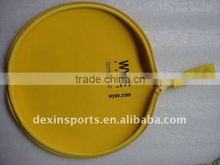 Hot sell ! T0719 round mouse pad with zipper