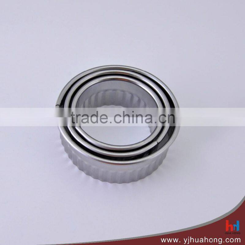 2 Pcs Heart shaped cookie cutter,cookie mould made of stainless steel (HCM-M09)