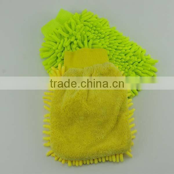 2013 hot sell microfiber wash mitt car/Mitt Microfiber Car Wash Washing Cleaning Glove