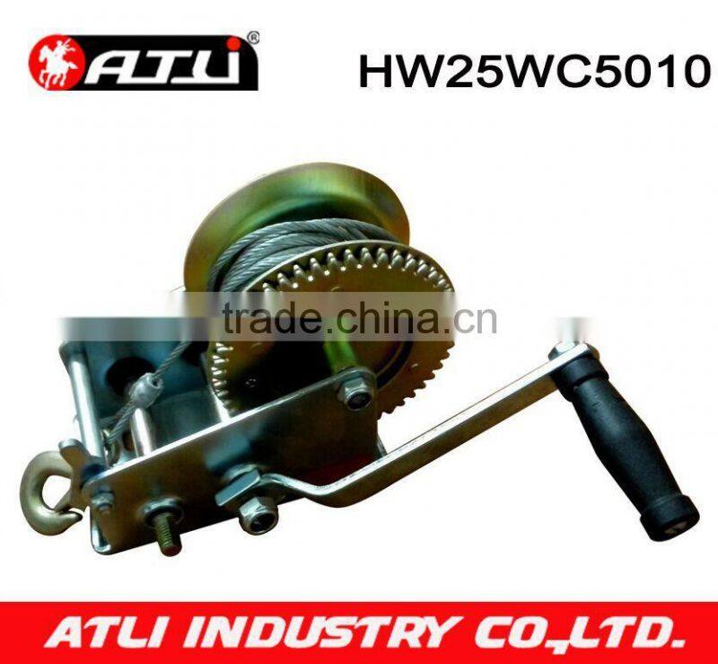 2500lbs manual hand winch